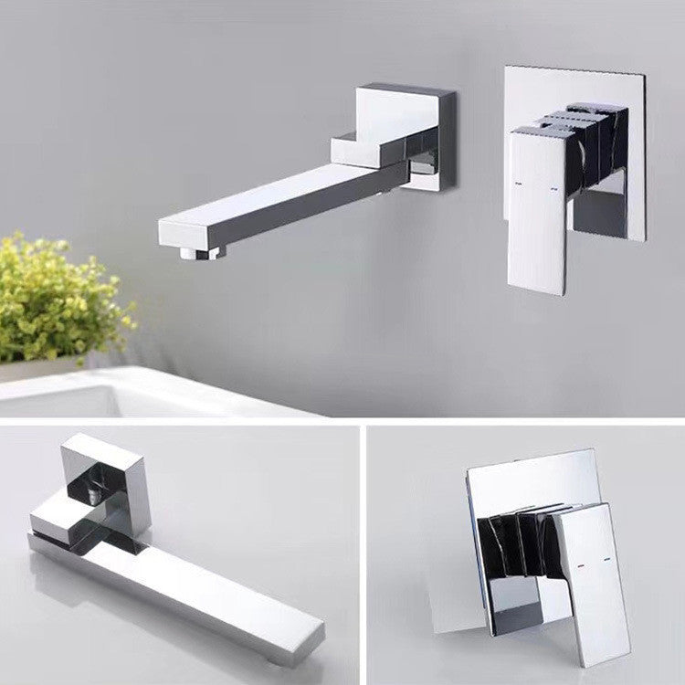 Built-in Box Into The Wall Type Basin Hot And Cold Water Faucet Rotation