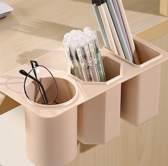 Boîte à papeterie multifonctionnelle pour stylos créatifs de bureau de grande capacité