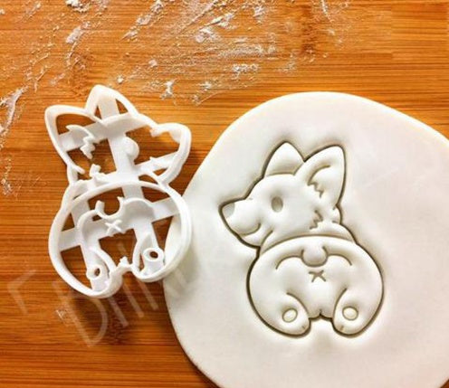 Corgi Shape Cookie Cutter Set