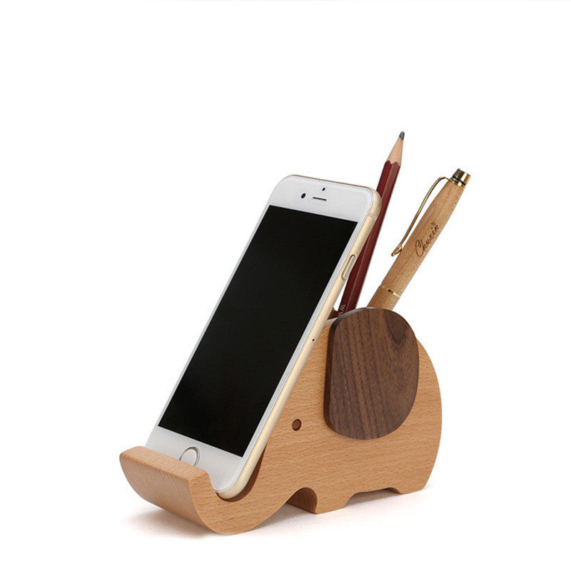 Pen holder and pen holder elephant phone holder