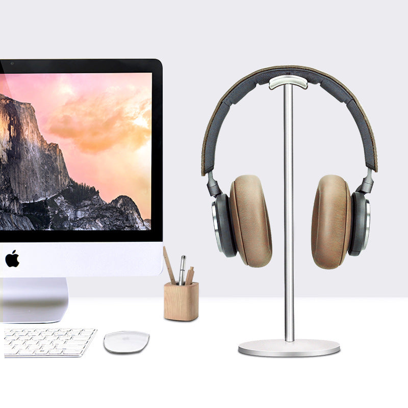 Aluminum Alloy Headphone Holder Universal Head-mounted Headphone Bracket