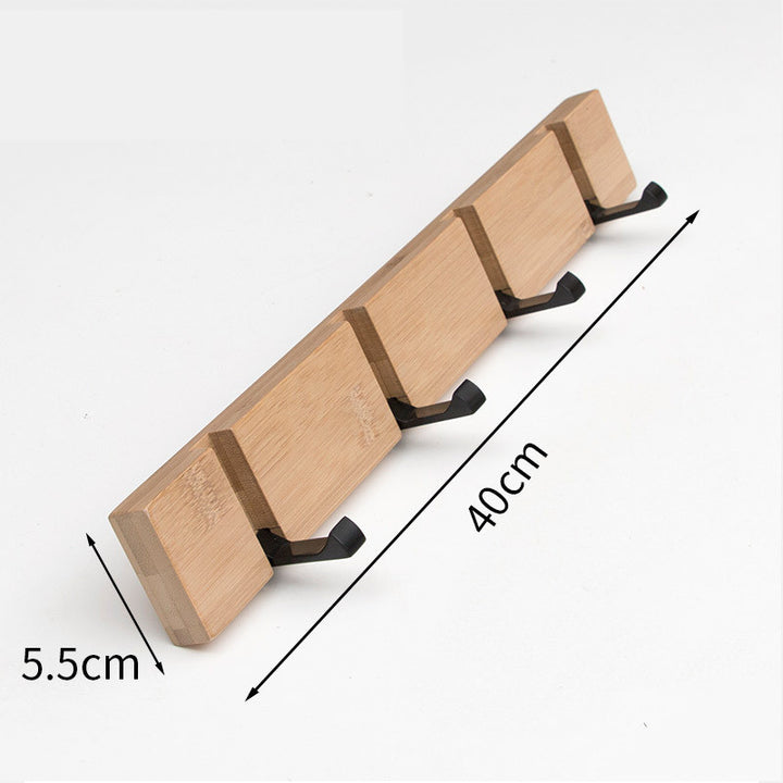 Bamboo Bathroom Wall Hanging Coat Hook