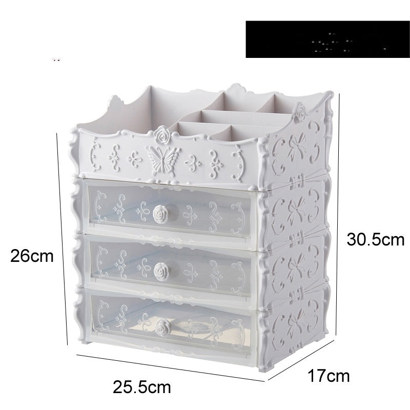 Storage box cosmetic box rack