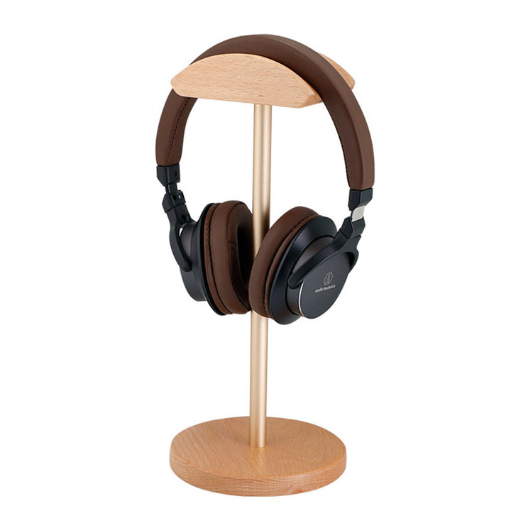 Walnut solid wood earphone bracket