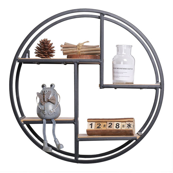 Iron Art Home Decoration Shelf Storage Rack