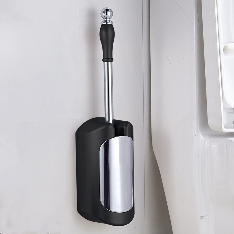 Wall-mounted toilet-free toilet brush set