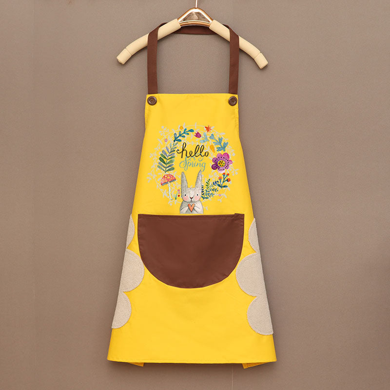 Cooking apron women waterproof