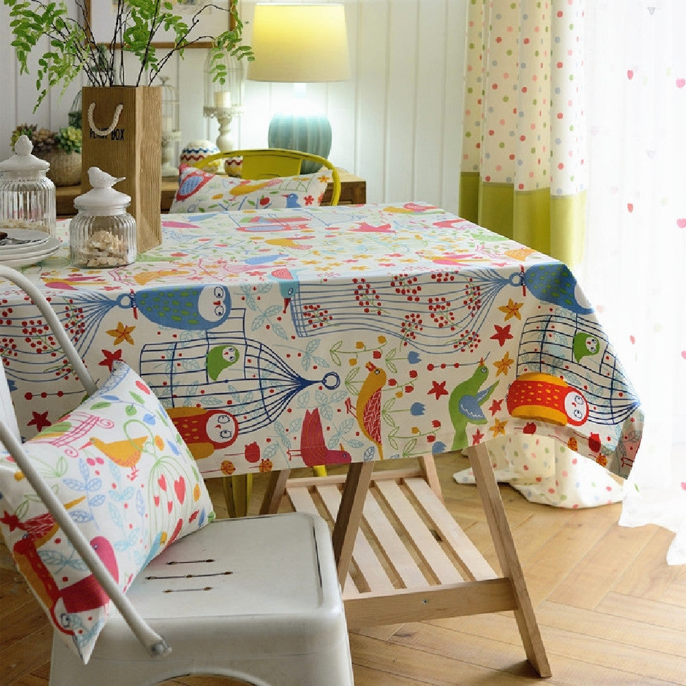 New Cartoon End Table Tablecloths