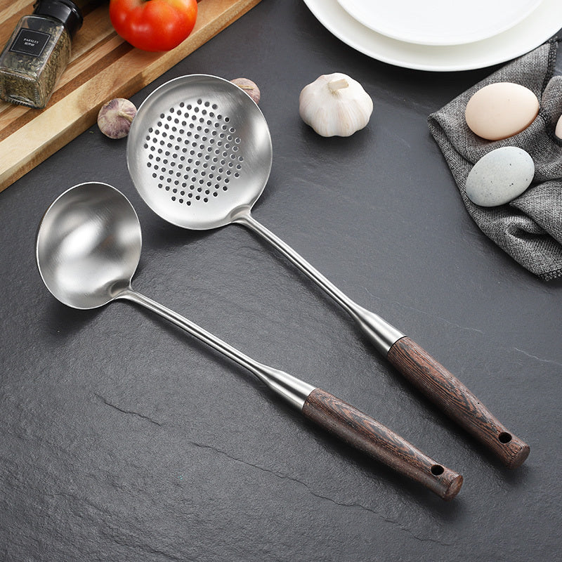 Stainless steel spatula set