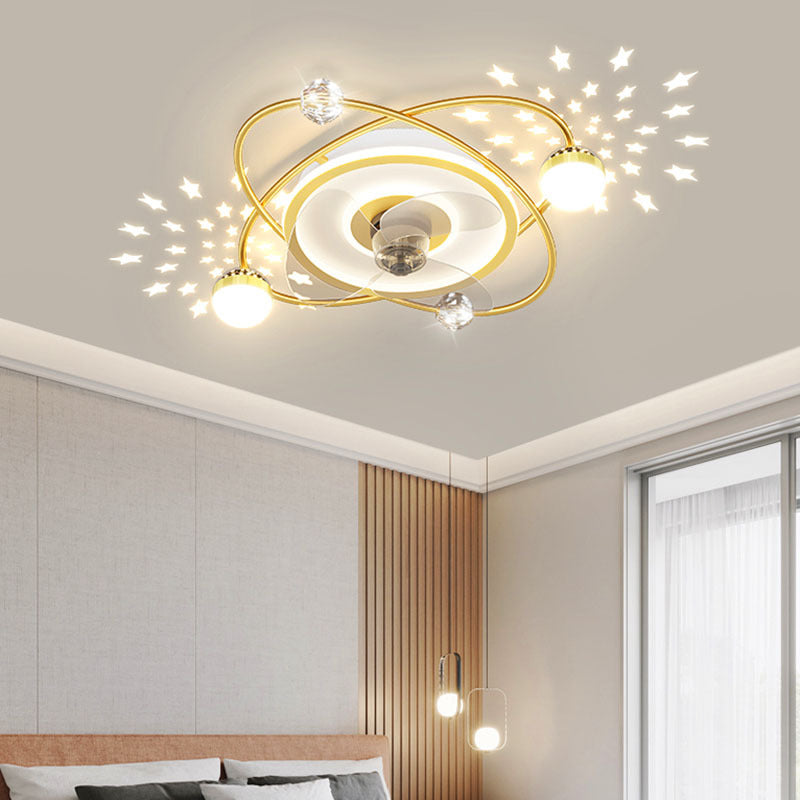 Nordic schlafzimmer dekor led leuchten für zimmer Decke fan licht lampe restaurant esszimmer Decke fans mit lichter fernbedienung