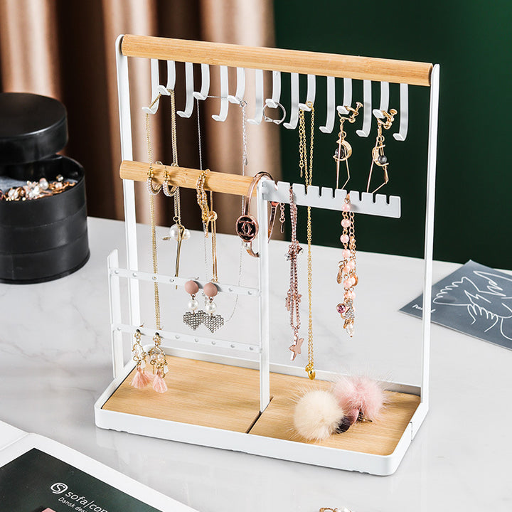 Display Jewelry Pendant Storage Rack Photo Props