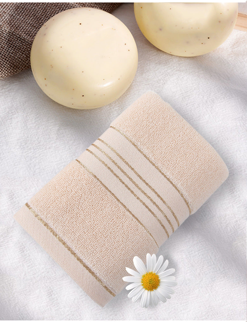 Serviette en coton épais absorbante pour le lavage du visage, serviette cadeau brodée