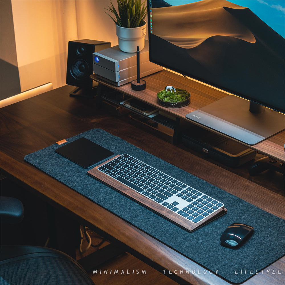 Tapis de souris de bureau en feutre simple