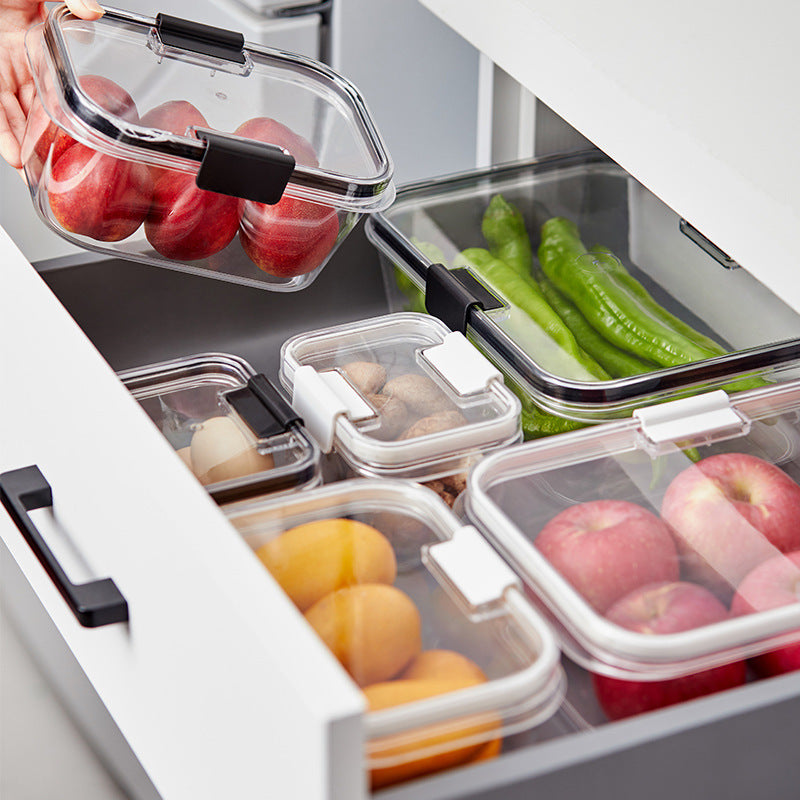 Household Refrigerator Transparent Storage Vegetable And Fruit Fresh-keeping Box