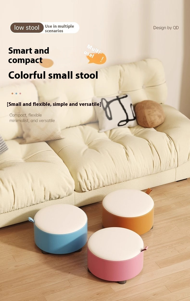 Small Stool Household Low Stool Doorway Shoe Wearing Stool Living Room Coffee