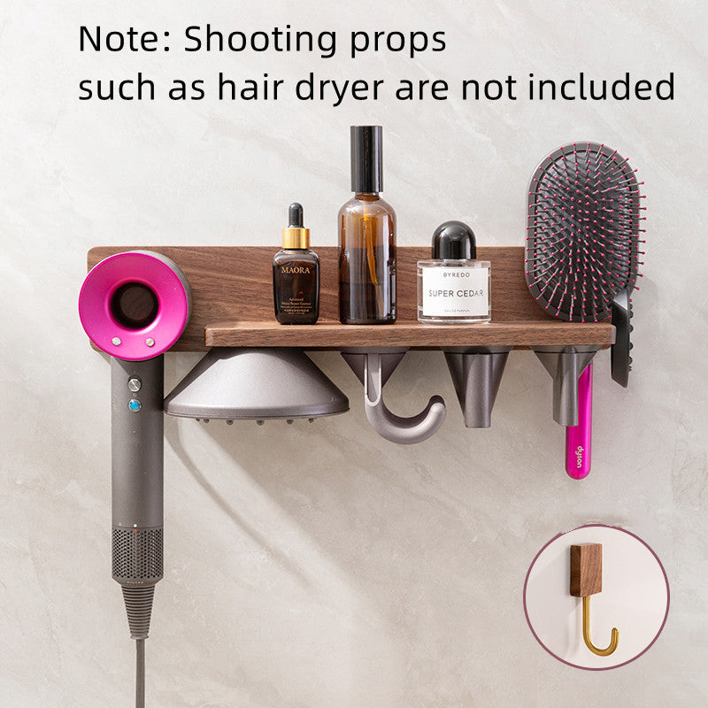 Hair Dryer Rack Hanger Wall-mounted Punch-free Bracket