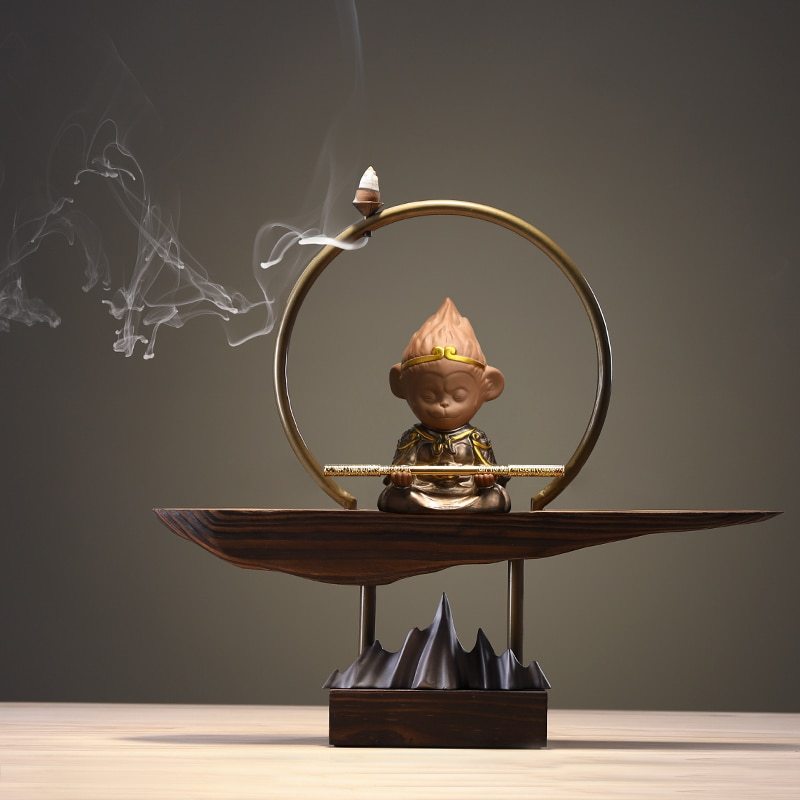 Creative inverted incense burner