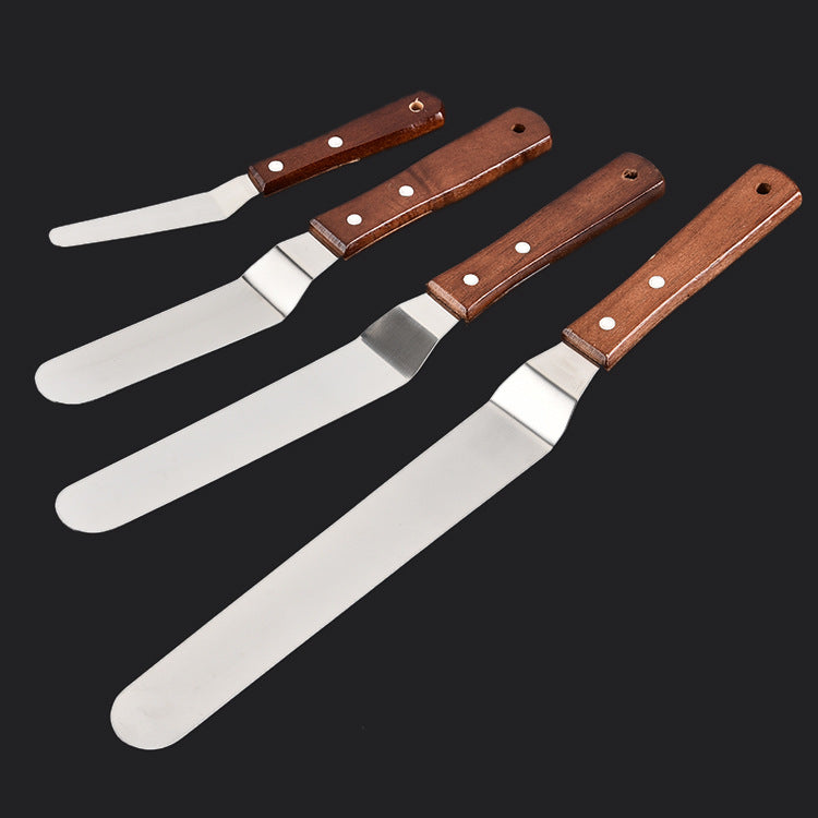 Four-piece spatula cake spatula