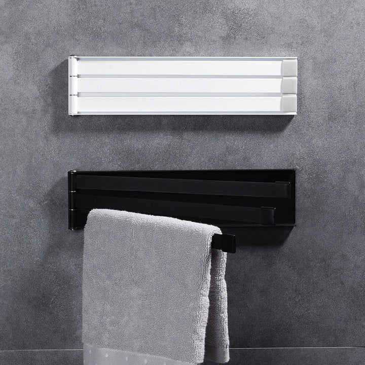 Punch-free towel rack