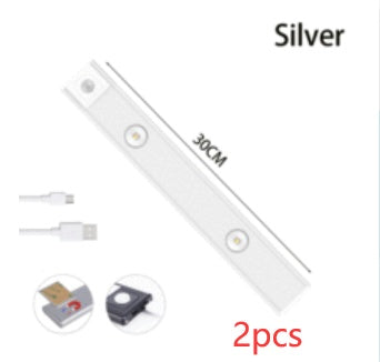 USB LED Night Light Motion Sensor Wireless Thin LED Wine Cooler Light For Kitchen Cabinet Bedroom Wardrobe Indoor Lighting