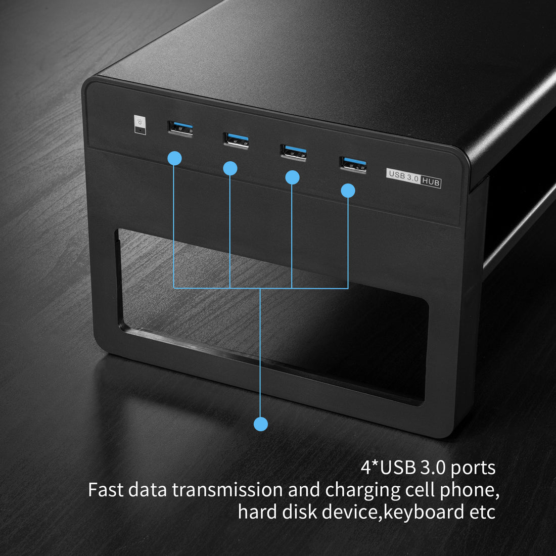 Computer Monitor Increase Rack Multifunctional Notebook Stand Office Screen Storage Base