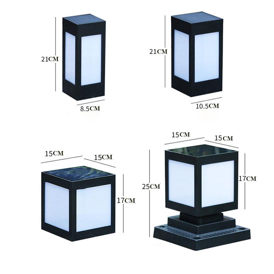 Lampes solaires de jardin, lampes murales de pelouse paysagères, lampes de jardin étanches, lampes à brancher