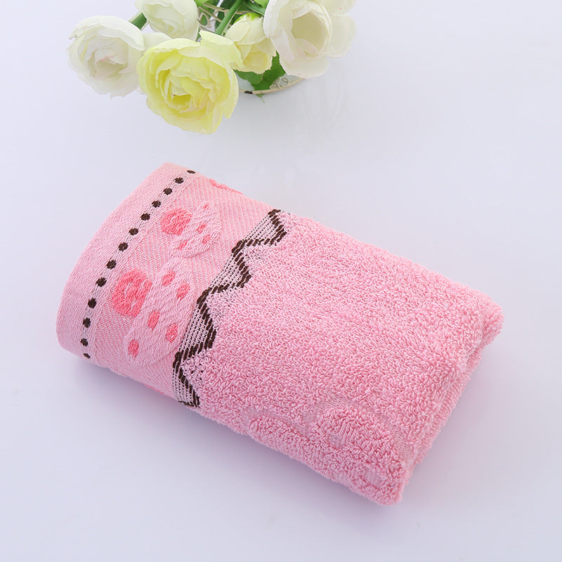 Serviette de toilette en coton