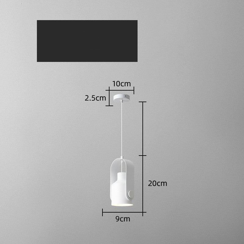 Japanese Modern Minimalist Bedside Personality Chandelier