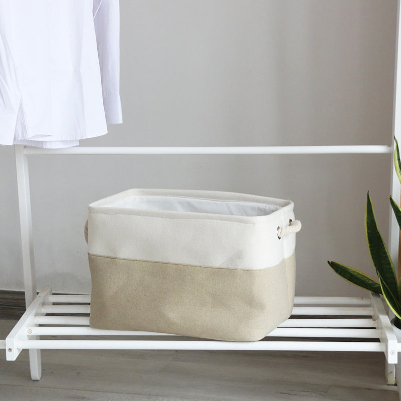 foldable fabric storage basket