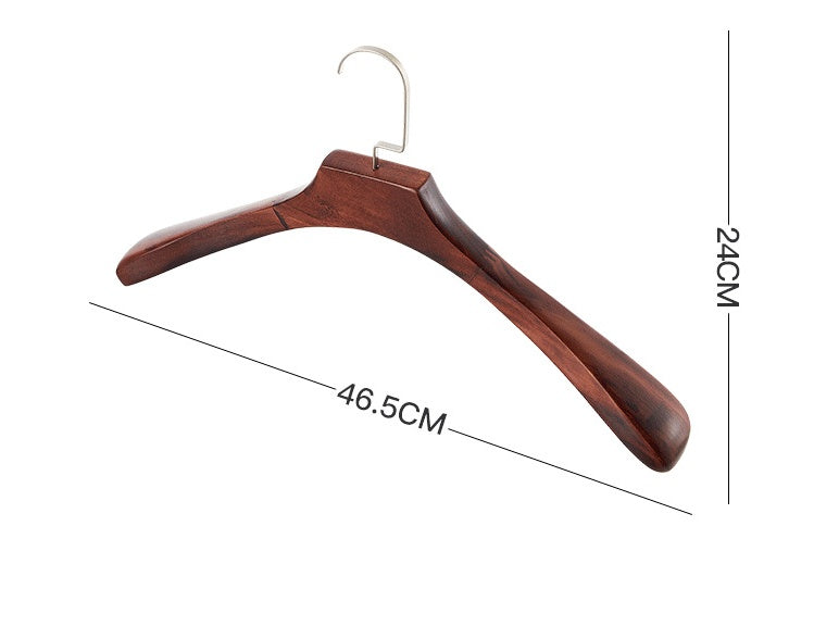 Non-marking Non-slip Solid Wood Hanger Clothing Store