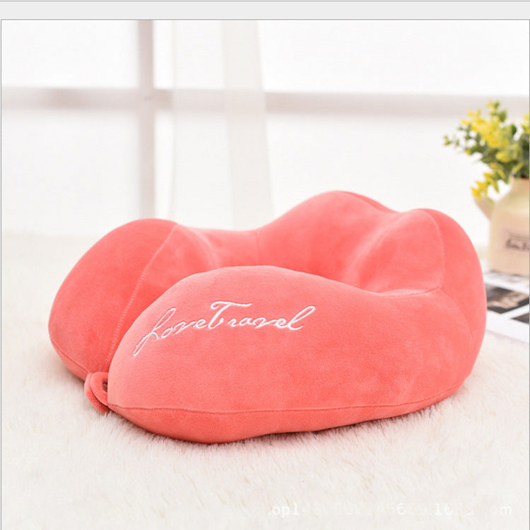 Custom Creative U Travel Pillow Shaped Plane Travel Sambo U-shaped Pillow Neck Pillow Neck Guard Spot Wholesale