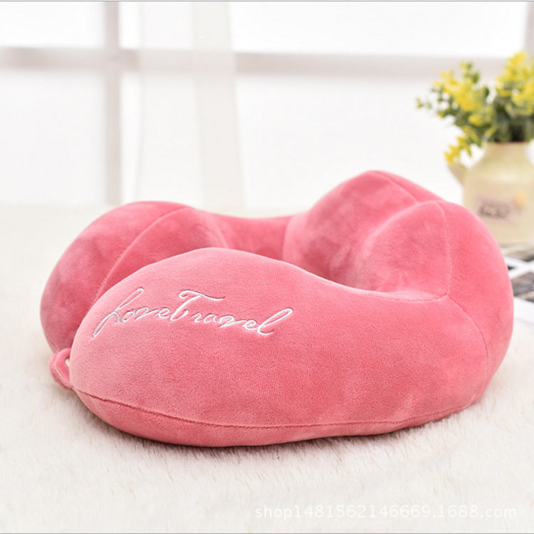 Custom Creative U Travel Pillow Shaped Plane Travel Sambo U-shaped Pillow Neck Pillow Neck Guard Spot Wholesale