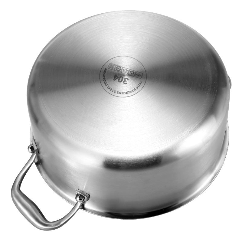 Binaural 304 Stainless Steel Soup Pot Non-coated Non-stick Pan