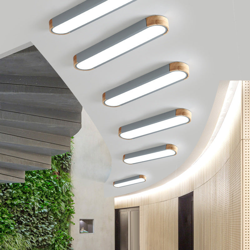 Nordic Balcony Aisle Led Strip Ceiling Light