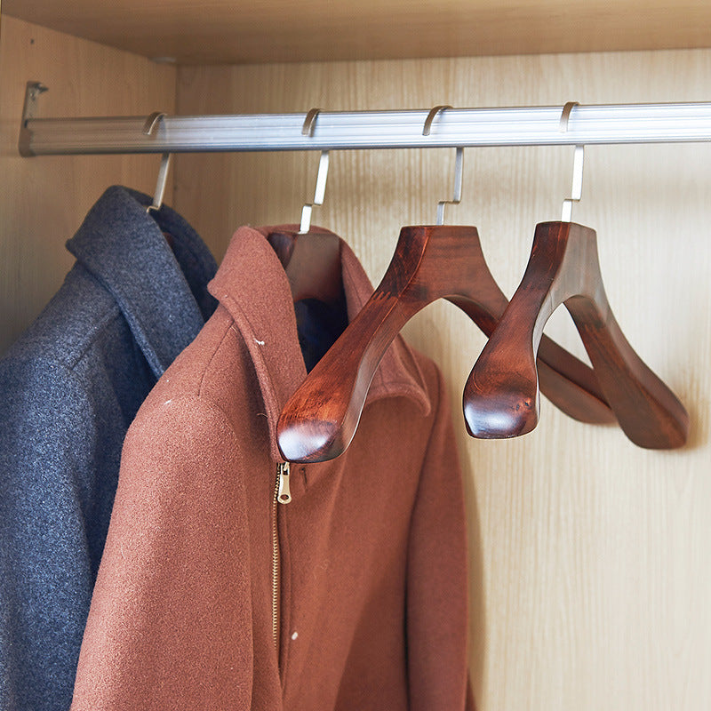 Non-marking Non-slip Solid Wood Hanger Clothing Store