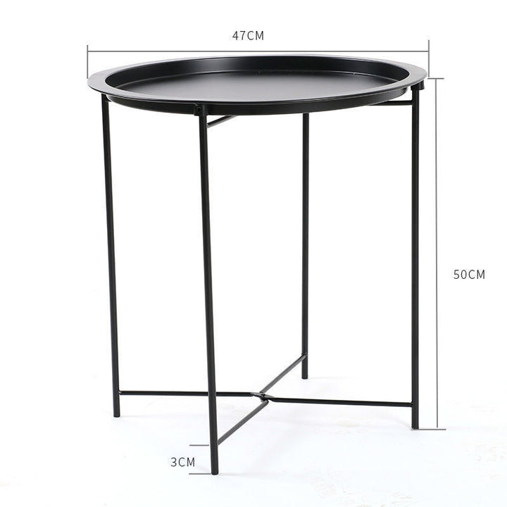 Simple Wrought Iron Small Coffee Tray Table Side A Few Functions