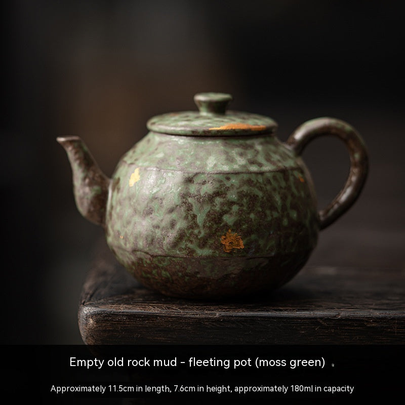 Bronze Glazed Flowing Year Pot, Retro Brewing Tea And Boiling Water