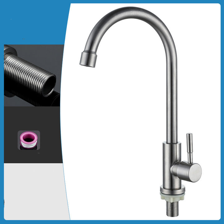 Kitchen hot and cold faucet