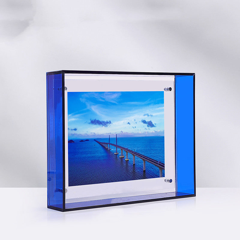 Acrylic Photo Frame Transparent Colorful Picture Frame