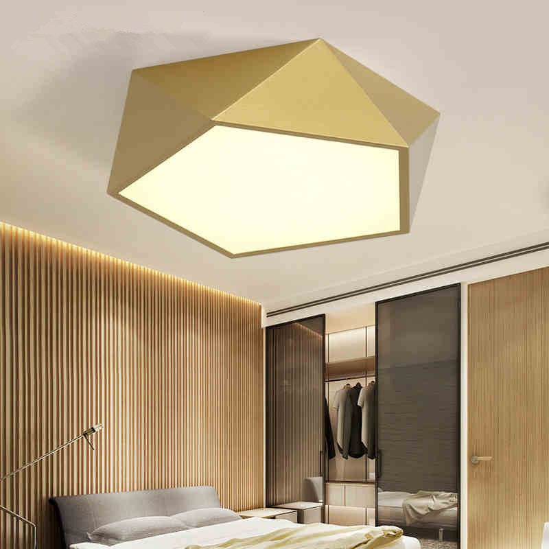 Nordic Bedroom Room Creative Led Ceiling Lamp