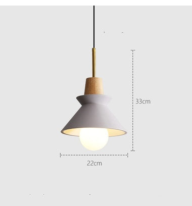 Lustre de chevet de chambre minimaliste danois petit lustre créatif moderne