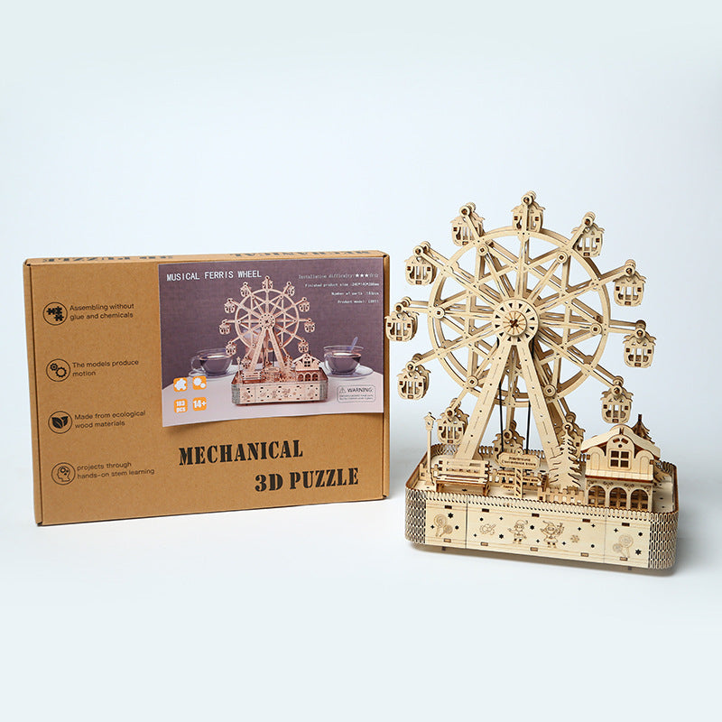 Music Ferris wheel wooden toys