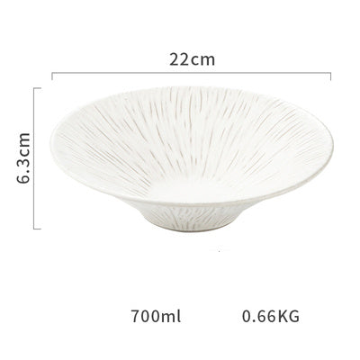 Creative Nordic Style Ceramic Western Dinner Plate Home