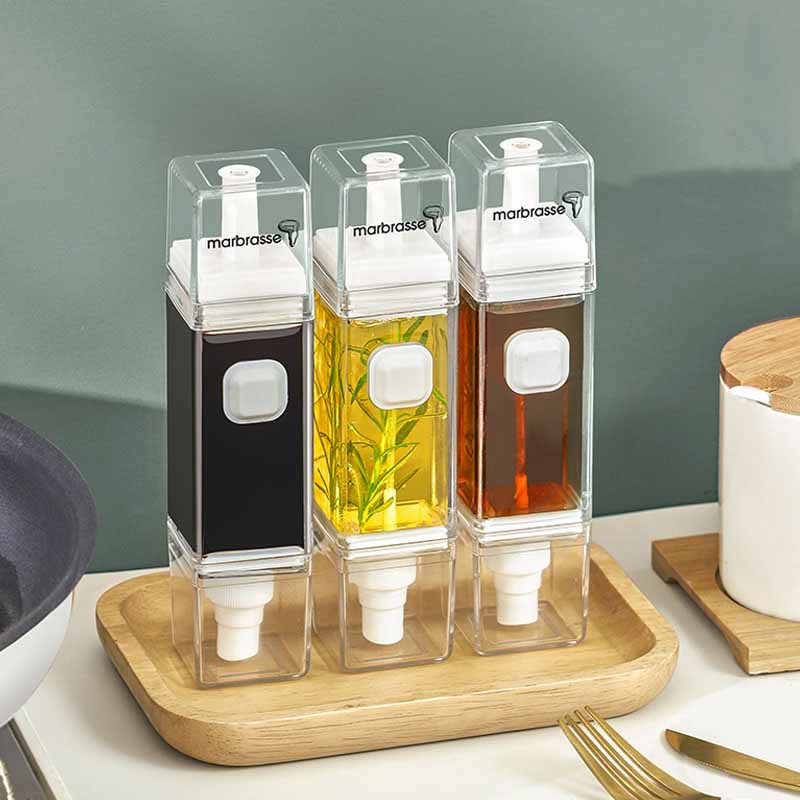 Bouteille d'huile anti-fuite pour cuisine simple et domestique