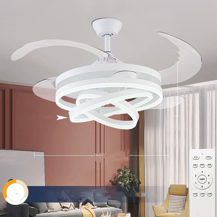 Lampes de salon et de chambre à coucher avec ventilateurs électriques et lustres