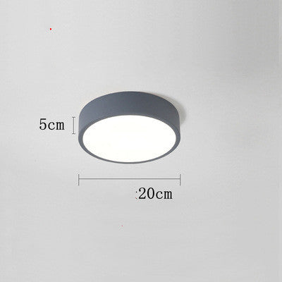 Plafonnier LED nordique simple pour salon et chambre à coucher