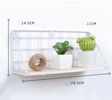 Nordic simple modern iron mesh rack kitchen bathroom partition storage rack