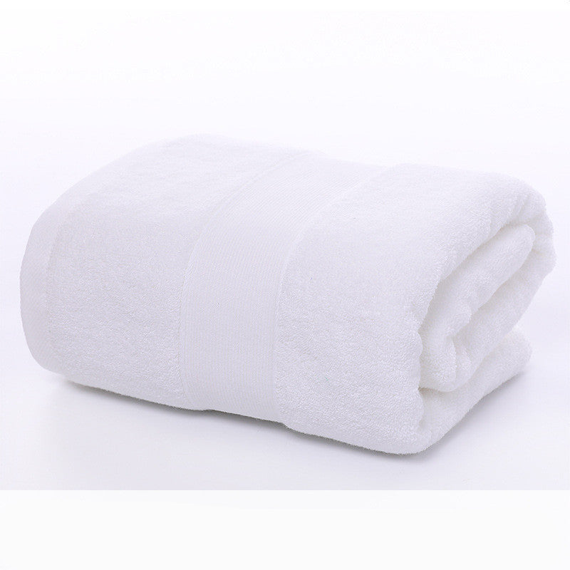 Serviette de bain en coton coloré