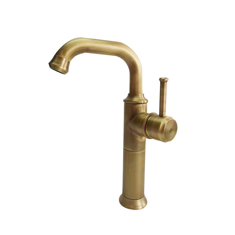 Bathroom Swivel Full Copper Antique Faucet