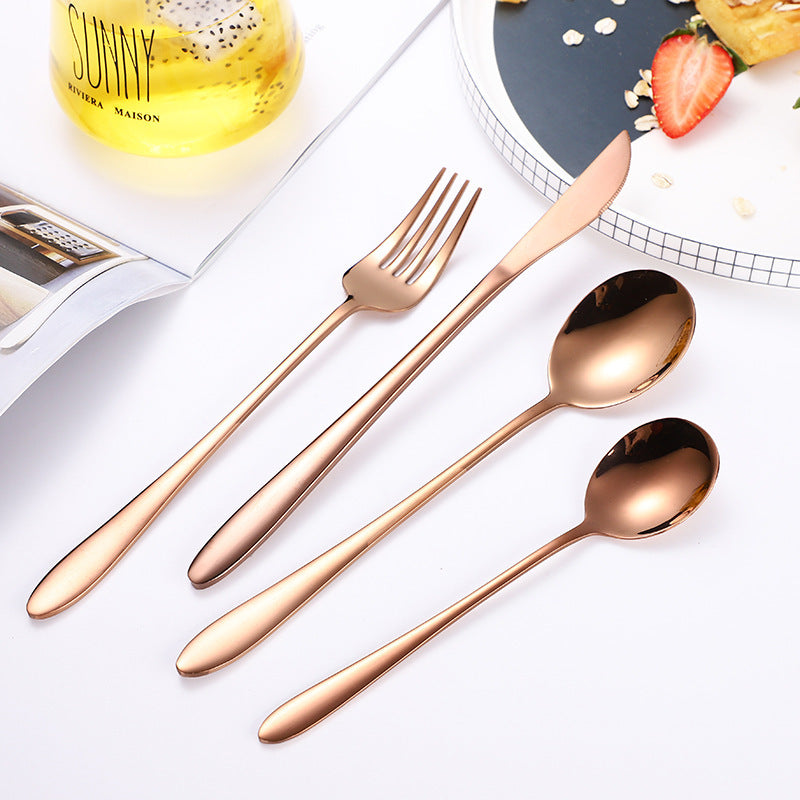 304 Stainless Steel Knife Fork And Spoon Set